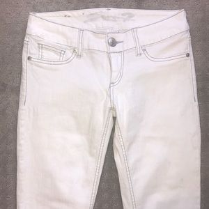 SALE 7 For All Mankind sz28 white skinny jeans